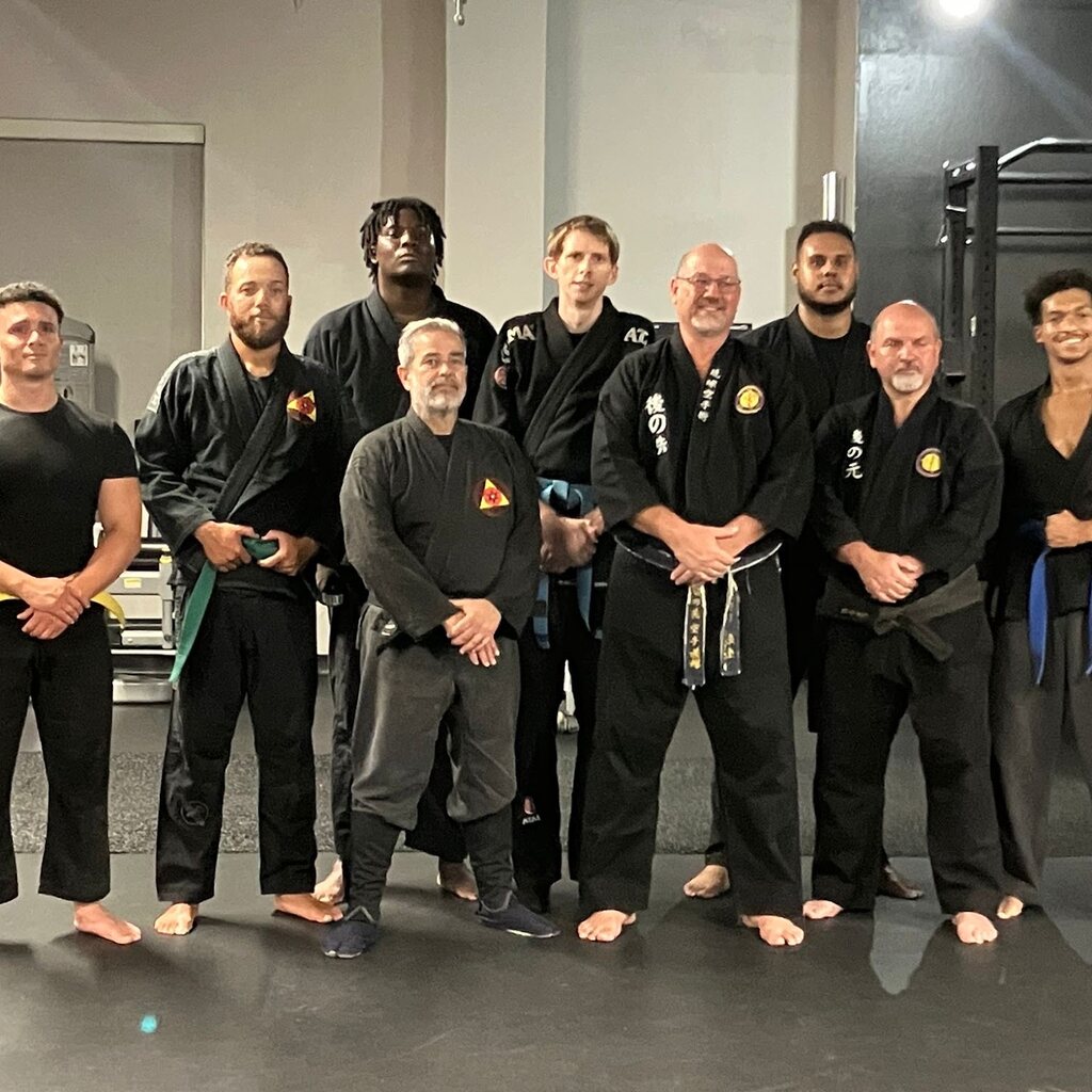 An instructor leading a Get Strong. class at Go No Sen Karate in Peekskill